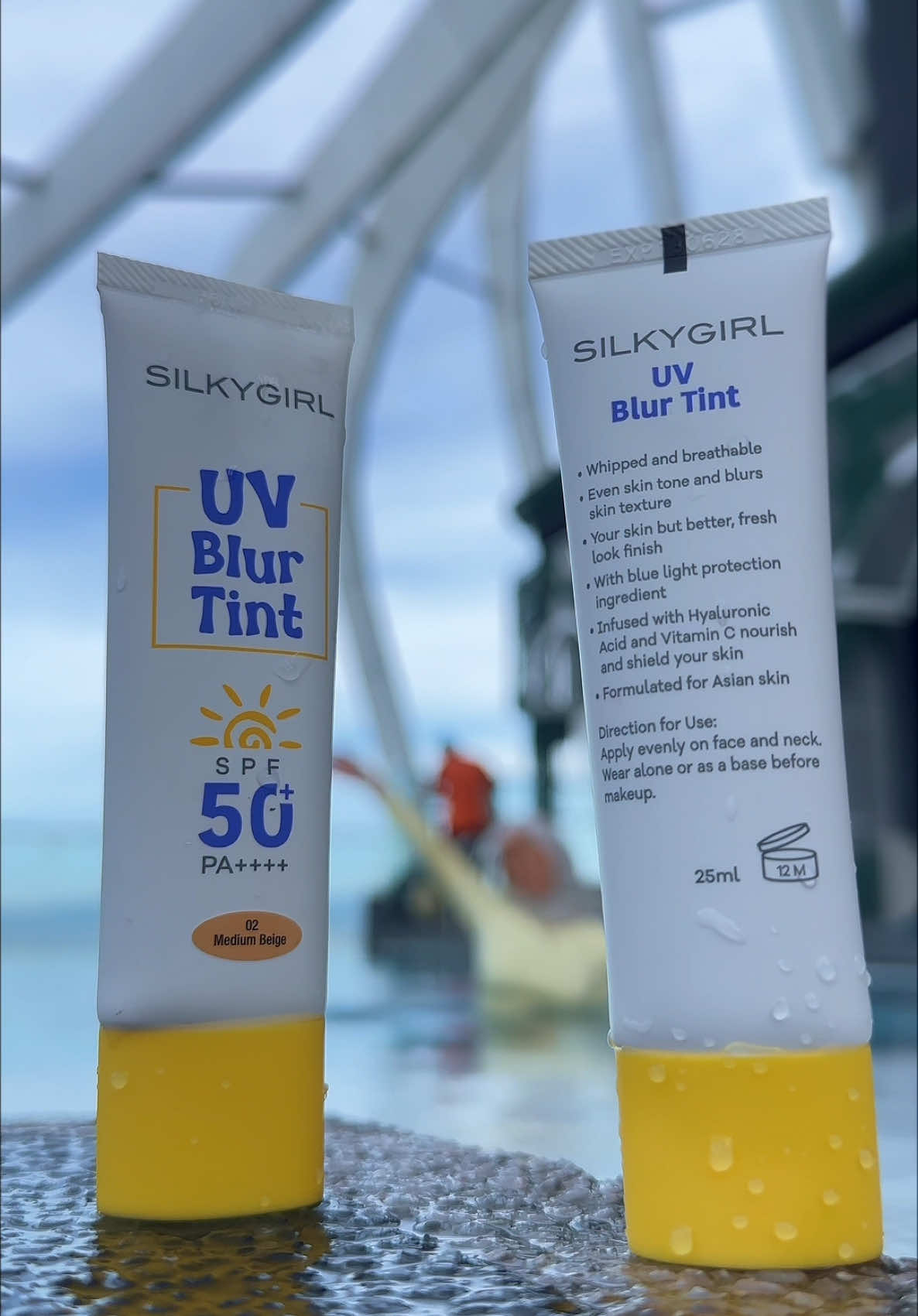 Effortless glow kinda days hit different ✨ My secret? @silkygirlcosmetics UV Blur Tint! Just weightless, glowy, and SPF50+ PA++++ protected! Something perfect for my easy go-to everyday look ☀️👩‍❤️‍💋‍👩! @SILKYGIRL_Malaysia  #ILoveSILKYGIRL #SILKYGIRLMY #UVBlurTint #2IN1TINTEDSuncare