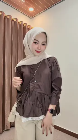 🤍 @Cantiqu Official Store  #blouse #ootdfashion #ootdhijab 
