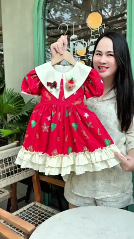 Cho bé mặc đi chơi Noel mẹ ơi xinh lắm luôn #thoitrangtreem #tiktokshop #vaythietkechobe 