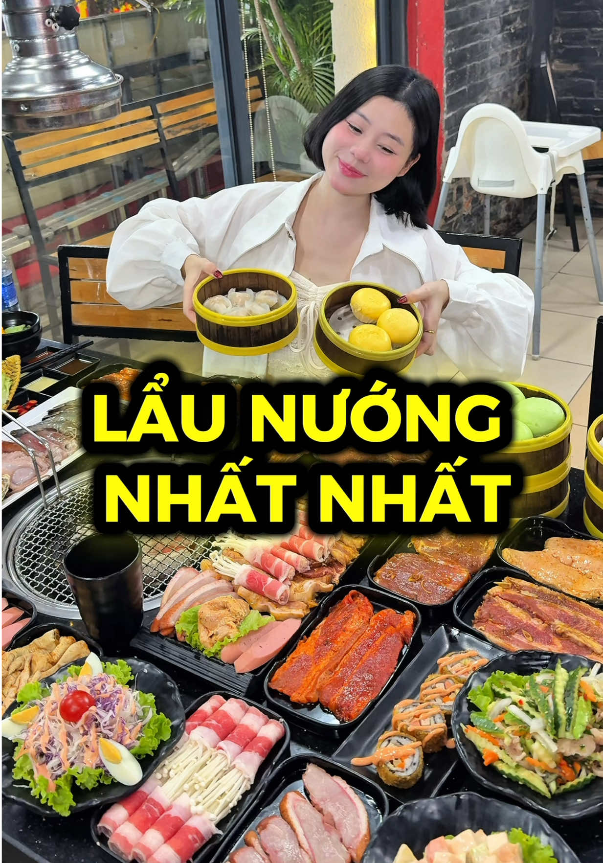 Nhà hàng chiều lòng mọi loại gu từ khai vị, nướng, lẩu, dimsum, tráng miệng,… mà chỉ từ 189 cành #launuongnhatnhat #launuong #buffetlaunuong @Lẩu nướng Nhất Nhất 