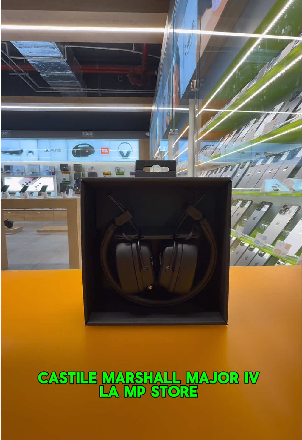 Alege Marshall Major IV direct de la MP Store Tot ce ai nevoie: tehnologie Bluetooth 5.0, 80+ ore de redare fără fir și bass puternic.  📍Disponibil pe www.mpstore.ro și în magazinul nostru din ParkLake Mall  #mpstore #marshall #fyp #viral 