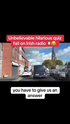Unbelievable hilarious quiz fail on Irish radio 🇮🇪😂 #hilarious #irish #quiz #pyramid #viral    