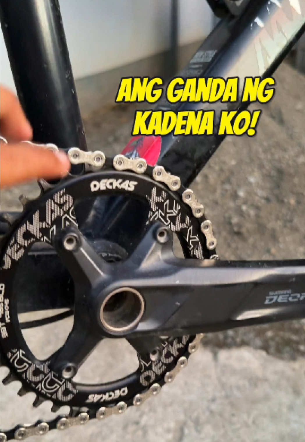 Ang gaan na sipaan nung napalitan ng kadena😳 #kmc #chain #siklistangtiktoker #bike #bikelife 