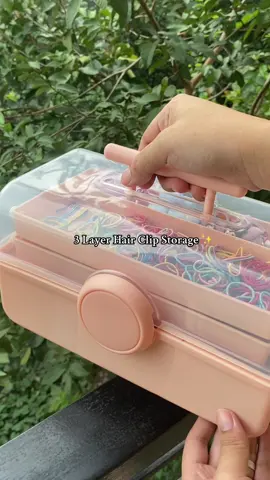 Sawakas hindi na kalat kalat mga ipit ng anak ko may lagayan nadin bg maayos 💖 #hairclipstorage #3layerstorage #hairclip 