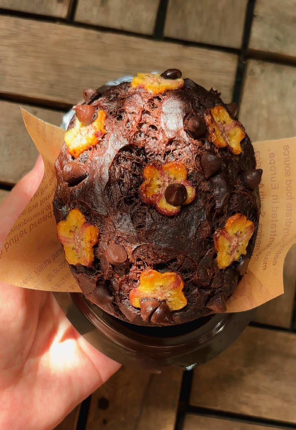 Nay lên clip bánh chuối mix cacao shoco chip cận cảnh ổ oval nhỏ nhỏ xinh xinh nhe 😚  #kafeikitchen #foryou #baker #banhchuoinuong 