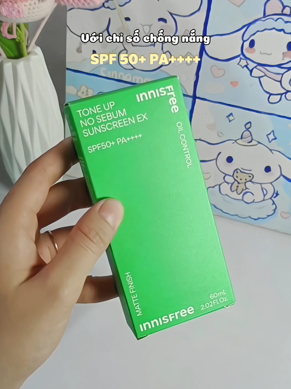 kiềm dầu đỉnh cuat chóp lun á #innisfree#kcninnisfree#kemchongnangnangtone#kemchongnangkiemdau#kemchongnanginnisfree 