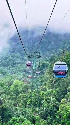 Vẻ đẹp như tiên cảnh khi đi cáp treo Bà Nà Hills 🔥 #captreo #banahills #viral #luy 