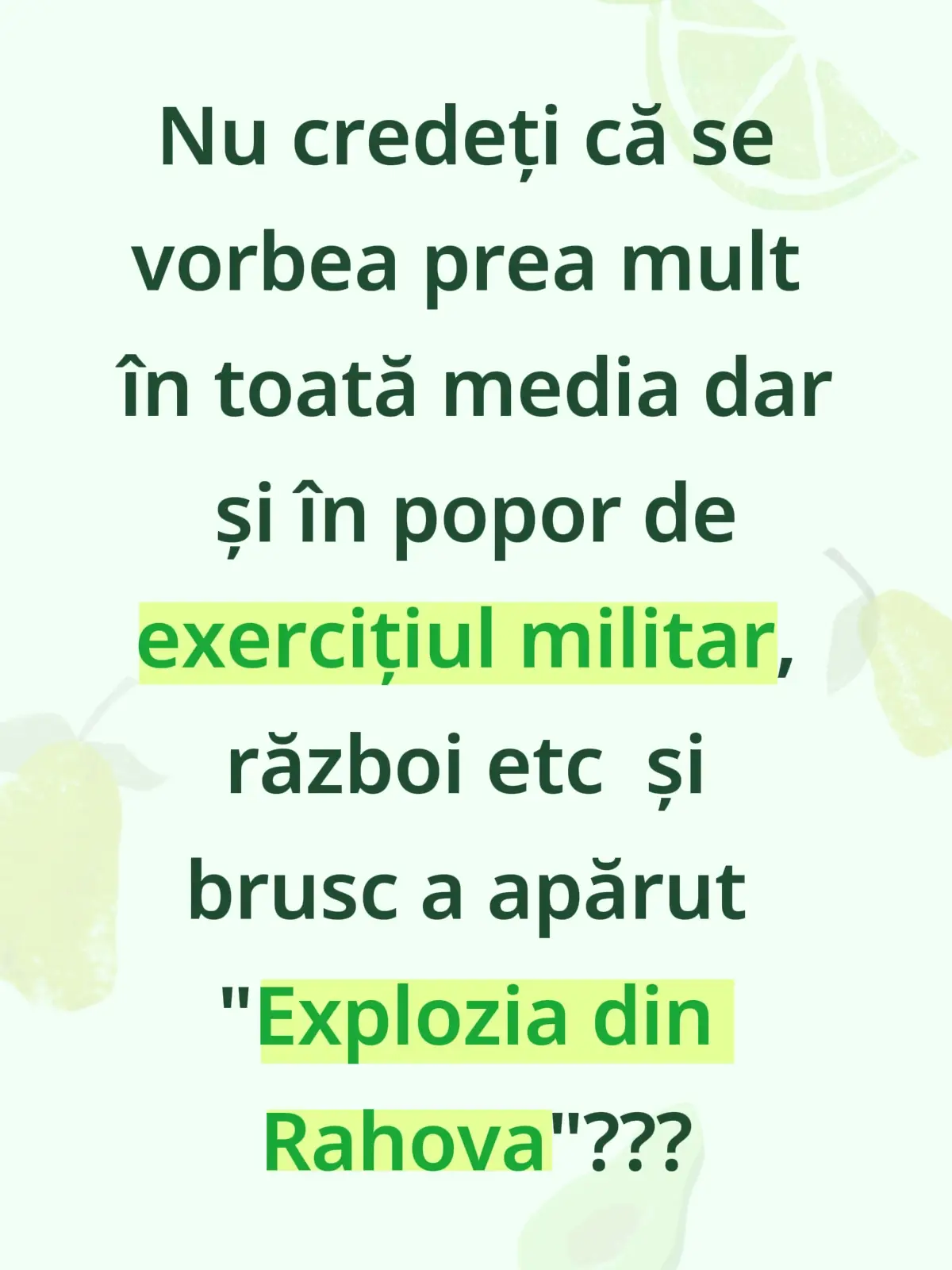 Trist dar adevărat...