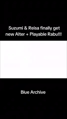 Reisa so cute tho... Banner Start 22/10/2025-11/2025 (JP Server) Suzumi (Magical) - ⭐⭐⭐ Limited  Reisa (Magical) -⭐⭐⭐ Limited  Rabu- ⭐ (Welfare Student) #bluearchive #bluearchiveglobal #uzawareisa 