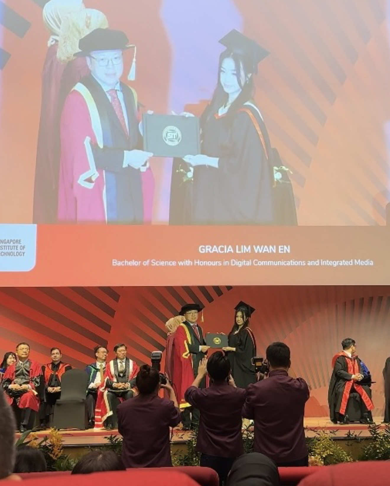 +1 degree hotter? 👩🏻‍🎓❤️‍🔥 goodbye～ @Singaporetech  #graduationday #classof2025 #tiktoksg #fyp  