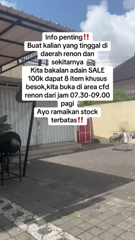 Di catat guys jangan sampai kehabisan stock😭‼️