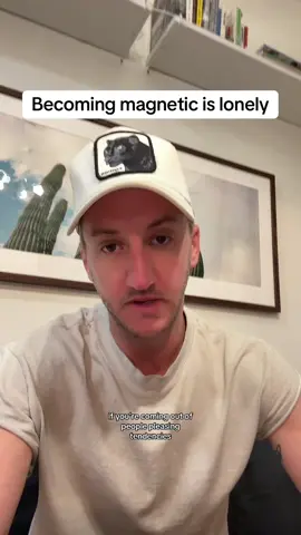 If you’re leaving the era of pleasing and starting your journey to magnetism you are likely going to feel lonely at first #personalgrowth #charisma #charismatic #magneticenergy 