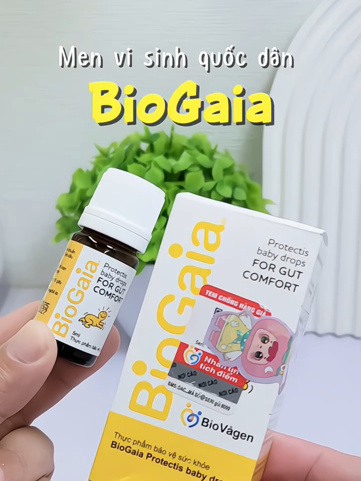 Men vi sinh BioGaia Protectis Baby Drops bổ sung vi khuẩn có lợi cho hệ đường ruột phát triển khỏe mạnh, tăng cường miễn dịch, kích thích trẻ ăn ngon, tiêu hóa tốt. #menvisinh #menbiogaia #mebimthongthai #tresosinh #fyp 