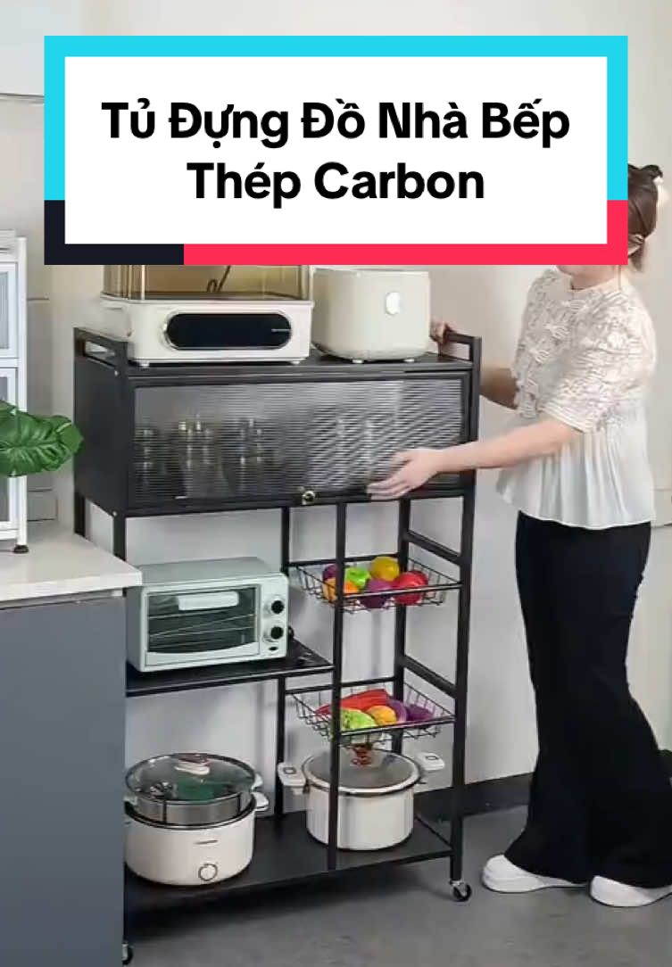 Tủ để đồ nhà bếp đa năng. Thép carbon dày dặn. #tudedodanang #tunhabep #dogiadung #foryou  @Shop Gia Dụng CARO  @Shop Gia Dụng CARO  @Shop Gia Dụng CARO 