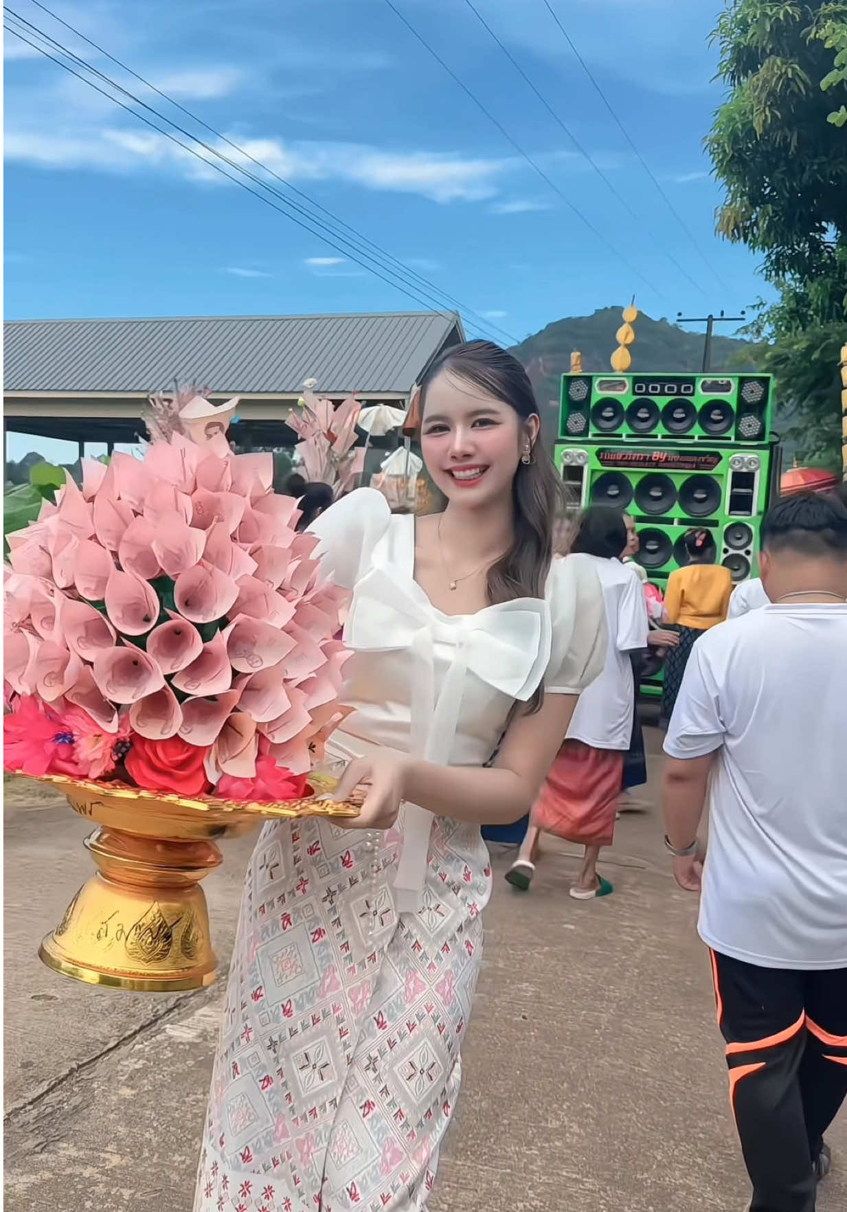 🙏🏻💕ทำบุญกฐินจ้าาพี่น้อง วัดหัวภูลังกาใต้🐍🤍