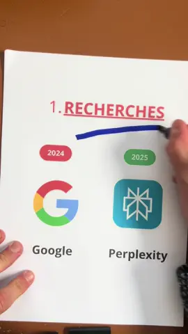 Voici une liste d’informations du nouveaux outils 2025 à utiliser et les anciens à mettre au placard prends ce réflexe ça va juste changer d’avis #tools #outils #ia #2025 #compare 