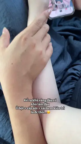 Khử thâm khử vàng đâu có khó lắm đâu mấy bà … ? ☺️@Kieu Anh Daily Tắm Trắng  @Kieu Anh Ngo #kembodycaocap #kembodymixtrangda #Kemtrontrangda #vairal #xuhuong #Tămtrangcaphethaomoc 