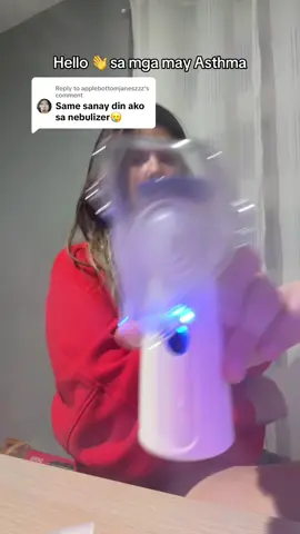 Replying to @applebottomjaneszzz Asthma at hika season nanaman 😔 Back to nebulizer at inhaler