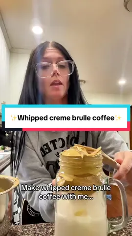 I got home from running errands, and I didn’t stop to get a coffee. So I decided to try making whipped coffee, I mixed it with my crème brûlée coffeemate creamer, and it was an absolute masterpiece… Give it a try with the creamer of your choice!  ##whippedcoffee  ##coffee ##coffeemate  ##cremebrullecreamer  ##coffeetiktok 