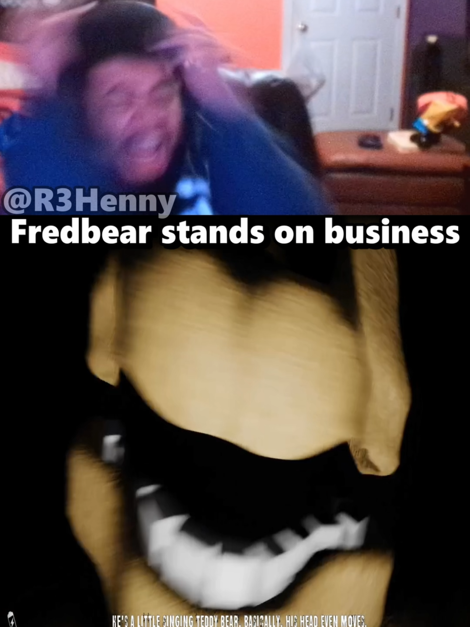 Fredbear is a Certified Demon😦 #fnaf #fyp #horrorgaming #horrorgame