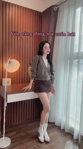 Nhìn vậy mà hút mắt không rời  #aolen #setao #cadigan #quynhsena 