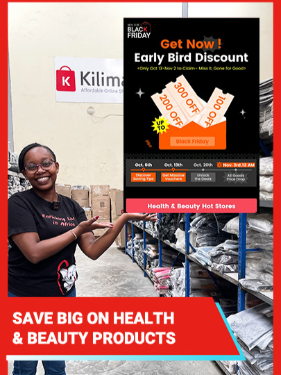 Are you ready for the Kilimall Black Friday Health & Beauty Deals? 💄🖤Get set to glow and save big this Black Friday! From skincare to self-care, the discounts are 🔥. Don’t miss out — download the Kilimall app from the Google Play Storeor App Storetoday and start enjoying amazing deals, only on Kilimall! ✨ #Kilimall #kilimallblackfriday2025 #healthandbeauty