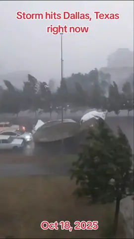 storm hits Dallas, Texas right now #storm #dallas #dallastx #texas #thunderstorm 