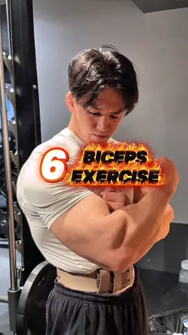 💉❌🏋️‍♀️⭕️【6 biceps exercise】　 . . #bicepsworkout #training #exercise #fyp #gymworkout 