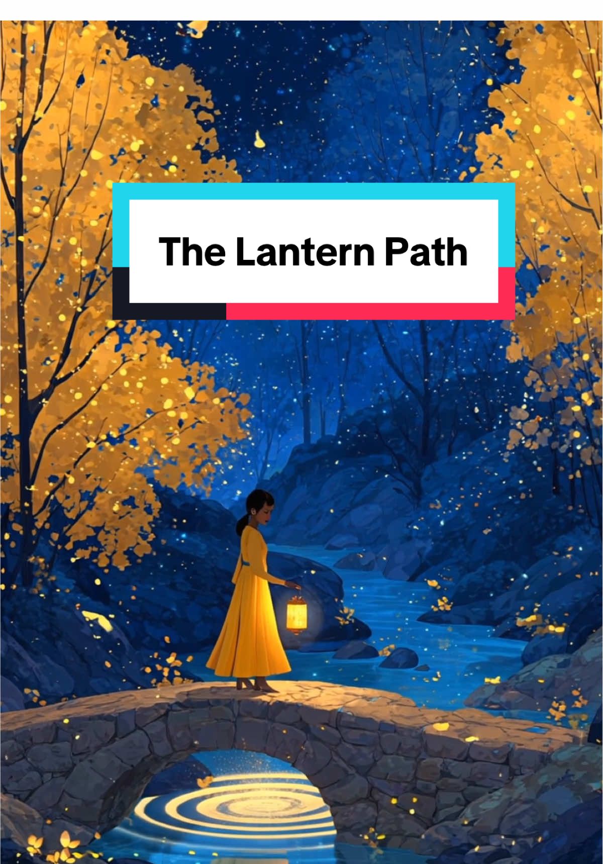 A girl in a golden dress walks through a forest painted in blue — a world where butterflies glow like wishes and rivers mirror the moon. 🌙🦋 Her lantern isn’t just light… it’s hope, quietly guiding her toward something she can’t yet see.   Sometimes beauty isn’t loud — it’s gentle, glowing, and full of mystery. 💫 💬 What do you think she’s searching for? #AIart #forest #Blue #aesthetic #Cinematic