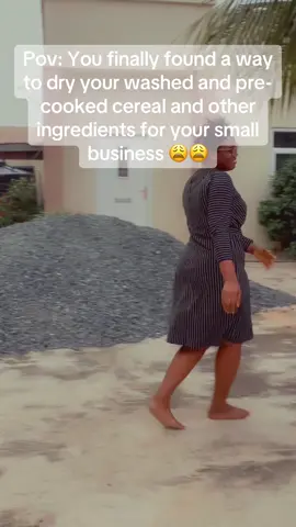 God, the people around me knew and saw the struggle. For months, I wondered how I could successfully dry my ingredients without introducing dirt, flies, or insects. The business didn’t have the funds to get a roaster yet 😩. I kept wondering how other people producing homemade cereal mixes like Tom Brown and Hausa Koko managed, because you definitely have to wash and dry the ingredients. After weeks of thinking and praying for a solution, I had the idea of making a drying table with a cover. I sketched it and shared it with my hubby and sister. They thought it was a great way to achieve my goal, and here we finally have it. The joy it brought me is indescribable. We will definitely get a roaster as we grow and expand, but for now, I think this serves the purpose beautifully, and I am so grateful for it. Now, know that I produce one of the yummiest Tom Brown mixes in town, made with dates, tiger nuts, ginger, vanilla,pure cow milk, and lots of Love ❤️  Send us a DM, call, or WhatsApp 0243223241 to get a bottle 💜 #smallbusinessowner #homemadefood #tombrown #fyp #foodtiktok 