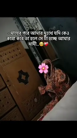 #creatorsearchinsights  আমি আমার দাদাকে দেখি নাই... / কিন্তু আমি আমার দাদী কে দেখছি আমার জন্য কান্না করতে...!  .`আমার দাদীকে অনেক ভালোবাসি🥰🫶🤗`.