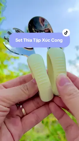 Set Thìa Tập Xúc Cong An Toàn #bebicute_24 #setthiadiachobe 