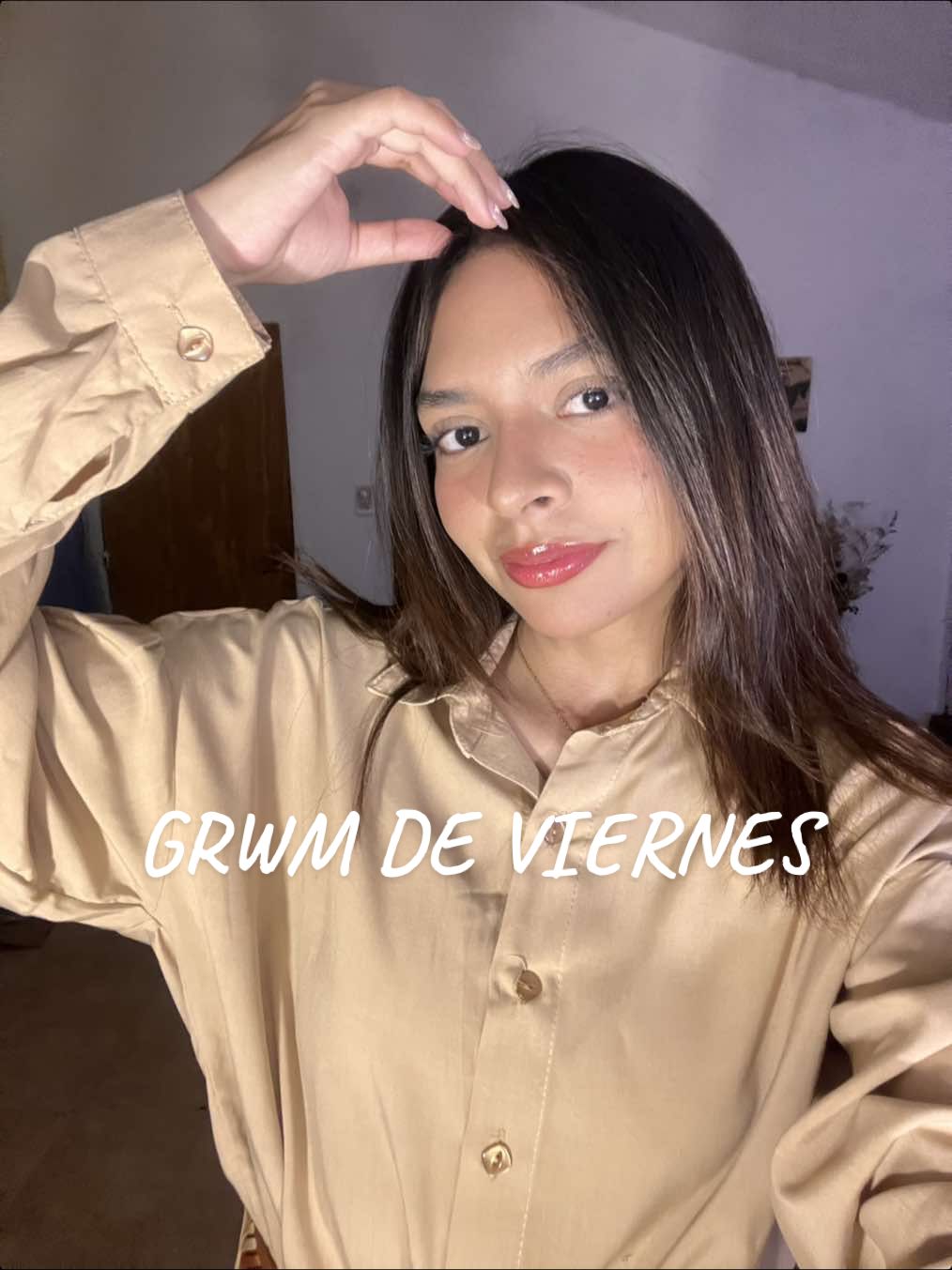 GRWM DE VIERNES ✨#grwm #outfit #makeup #skincare #maquillaje 