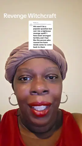Replying to @user5399635923252 Go Do Witchcraft and get your revenge. Trying to be the better person could be the reason you're having blockages and obstacles. Tell me what rituals you want me to talk about in the comments. 