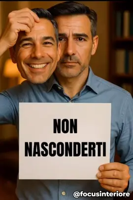 Non devi giocare a nascondino con te stesso. Non devi essere perfetto, devi solo essere te. #focusinteriore #emozioni #paceinteriore #perte #motivazione 
