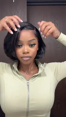 Quick & easy 😍@bgmgirlhairofficial #layercutwig #shortwig #viral #fyp #hair 