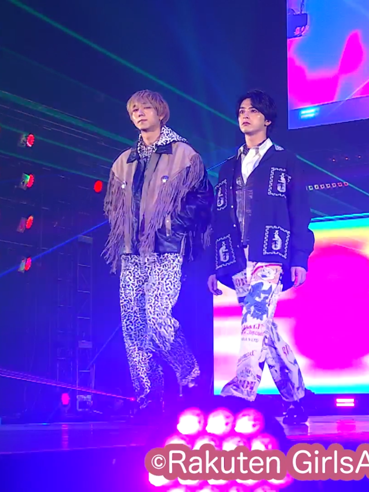 【Rakuten GirlsAward 2025 A/W💜🩷】#駒木根葵汰 さん＆ #新原泰佑 さんがガルアワのランウェイに登場✨️ #ガルアワ2025AW