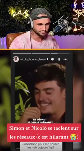 Simon (en couple avec Eva des 50) et Nicolò (en couple avec Adixia , ex femme de Simon) se taclent sur les réseaux (c'est hilarant 😭) #les50 #bastos #téléréalité #gossip #viral 