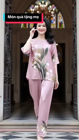 Bộ lụa trung niên, bộ đồ lụa tặng mẹ và bà sang trọng, quý phái #hoale4mua #bodotrungnien #botrungnien #quatangme #dobotrungnien 