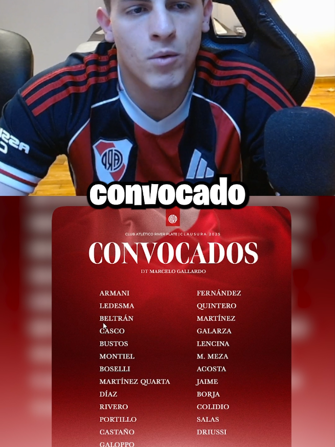 Los convocados de River vs Talleres |🟢Streams 17hs Kick Facuiriondo @Facundo Iriondo 