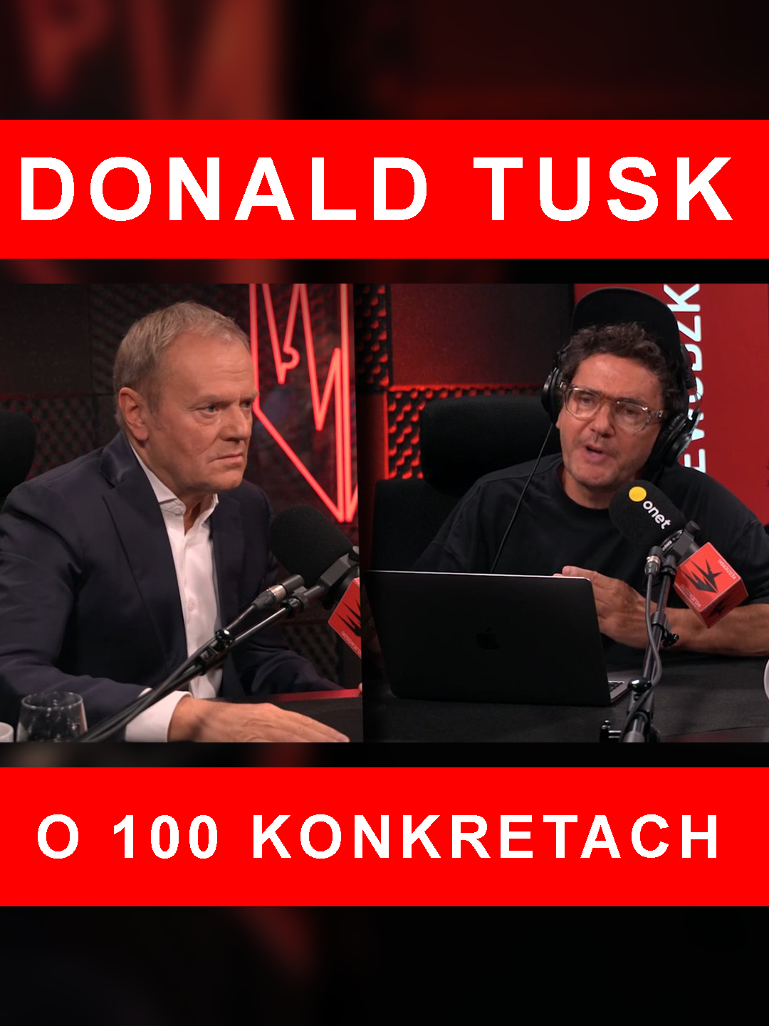 DONALD TUSK O 100 KONKRETACH