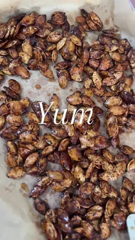 Mmmm mmm mmm #pumkinseeds #pumpkinseeds #fallrecipes 