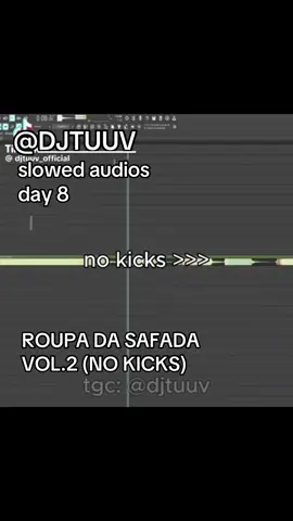 ROUPA DA SAFADA VOL.2 NO KICKS // @DJ TUUV // #audiosforedits #funk #slowedaudios #viral #fyp 