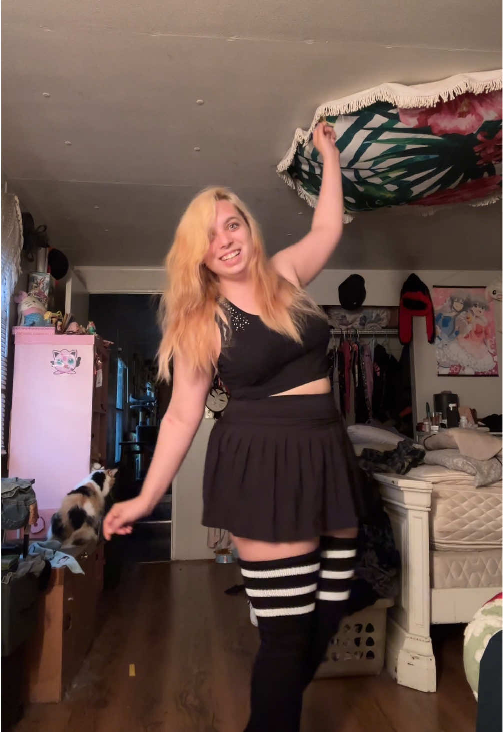 I’m not completely ready yet but my outfit looks so cute I wanted to show it off! #ter3ear #trend #OOTD #outfitoftheday #dancing 