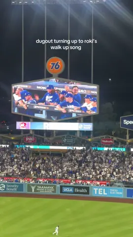 i think we’re ALL obsessed with his song 💙 thank u miggy ro! #dodgers #postseason #nlcs #baseball #fyp 