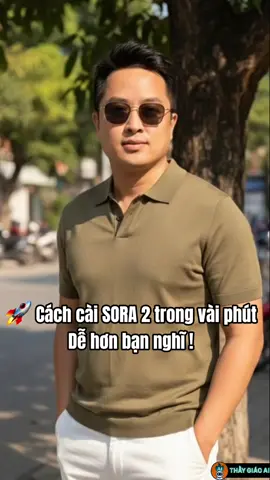 Muốn tạo video bằng AI như phim nhưng chưa biết bắt đầu từ đâu? 🔥 Đây là hướng dẫn cài SORA 2 nhanh nhất – chỉ vài phút là xong! Từ đăng ký, cài đặt cho đến mở giao diện đầu tiên, cực dễ luôn 👇 #Sora2 #HuongDanAI #ThayGiaoAI #CongNghe2025 #AItools  