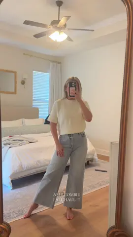 ABERCOMBIE fall haul!!! 🤭 everything is linked in my bio on LTK! #abercrombie #fallhaul 