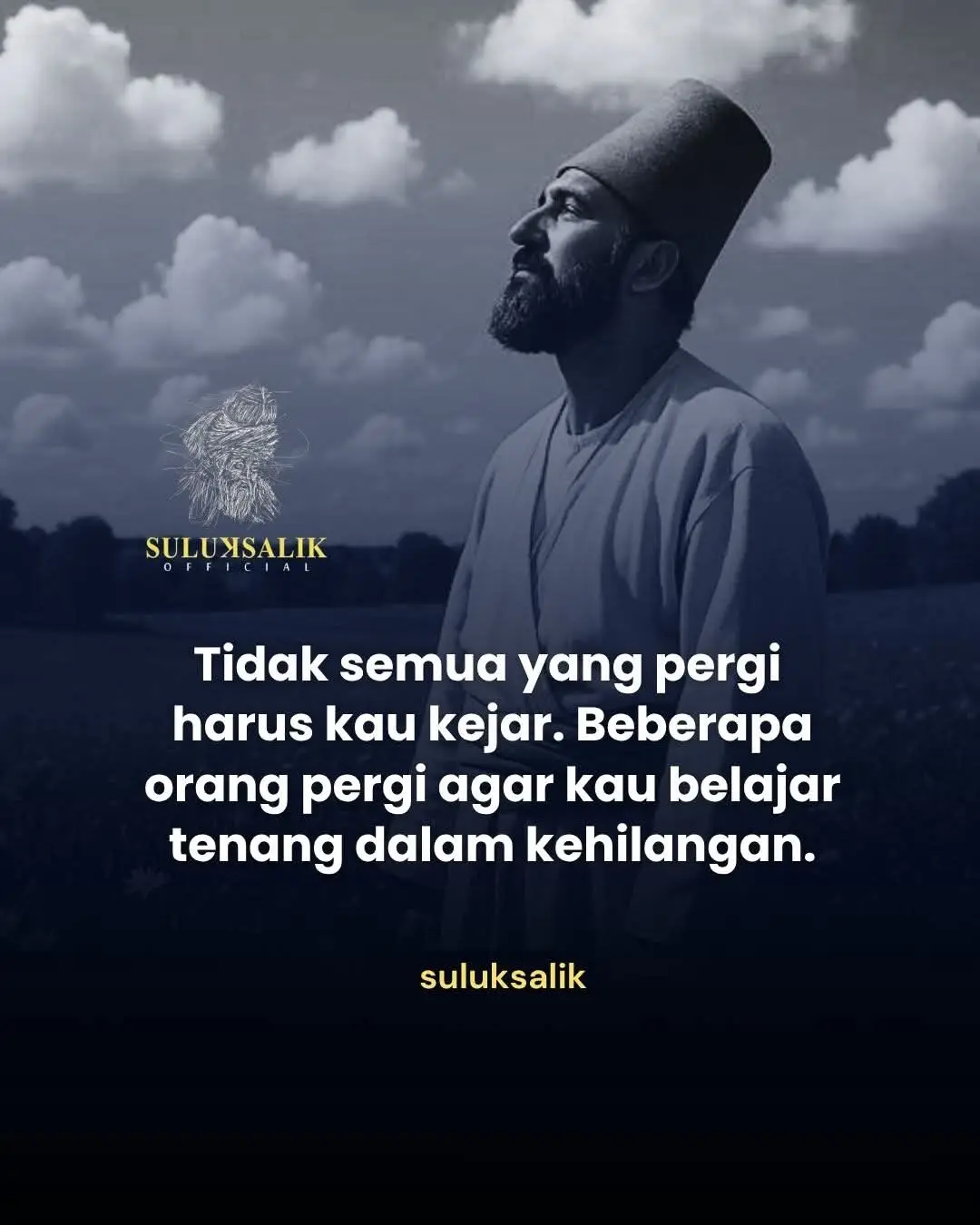 Terkadang, hidup mengajarkan kita bahwa tidak semua yang pergi harus dikejar. Ada hal-hal yang memang ditakdirkan hanya singgah untuk mengajarkan sesuatu—tentang cinta, kesabaran, atau arti kehilangan. Kita sering kali berlari mengejar yang menjauh, padahal yang sesungguhnya kita cari bukan dia, melainkan rasa tenang yang dulu kita miliki bersamanya. Namun perlahan kita akan mengerti: kepergian bukan akhir, melainkan cara semesta menuntun kita pulang pada diri sendiri. Di sanalah kita belajar bahwa melepaskan bukan berarti kalah, tapi tanda kedewasaan hati yang sudah tidak bergantung pada apa pun di luar diri. Ketika kita berhenti mengejar yang telah pergi, kita mulai menemukan kedamaian yang lebih dalam. Sebab sesungguhnya, ketenangan bukan datang dari siapa yang tinggal, tapi dari seberapa ikhlas kita menerima bahwa segala sesuatu memang sementara. #personalgrowth #inspiration #motivation 
