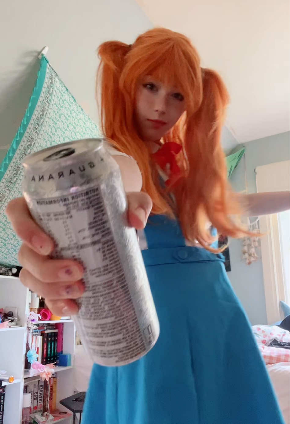 A monster a day keeps the tiredness away #asukalangley #neongenesisevangelion #anime #cosplay #foryoupage 