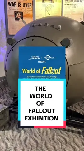 HEADS UP! The ‘World of Fallout’ exhibition starts November 14th 2025 at The Atomic Museum in Las Vegas! For more information and tickets check out @Atomic Museum  #fallout #fallouttok #falloutfits #atomic #gamer